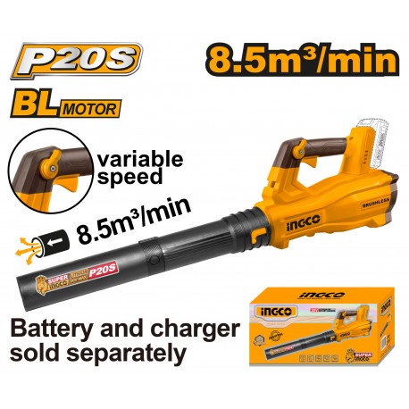 SOFFIATORE BATTERIA 20V BRUSHLESS-NUDO